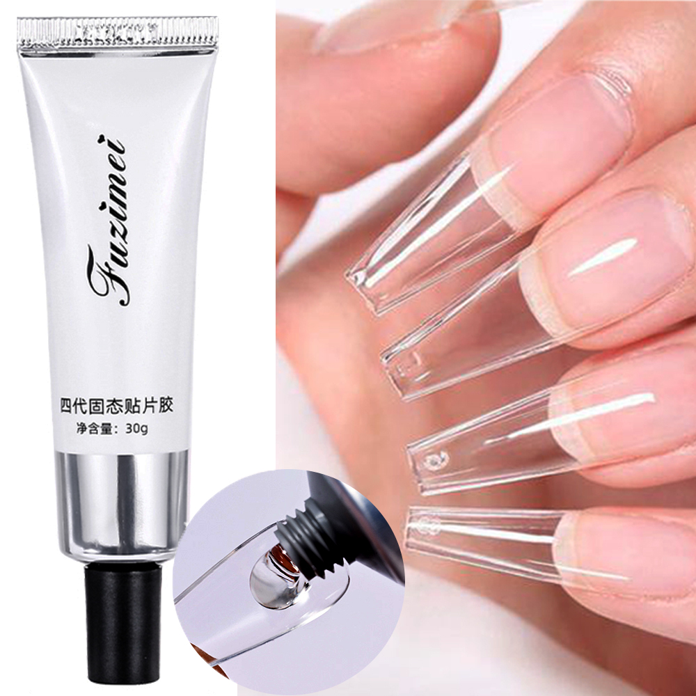 솔리드 소프트 가짜 네일 팁 젤, 초강력 접착 투명 손 - Nail Art Ombre 리뷰 및 가격