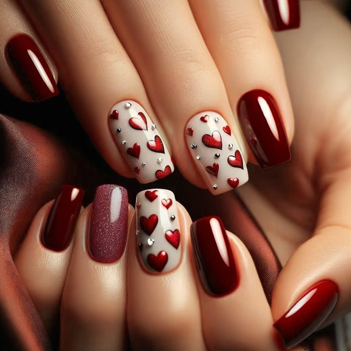 24개 블루 프레스온 네일 스파이시 걸 골드 스트라이프 - Nail Art Press On 리뷰 및 가격